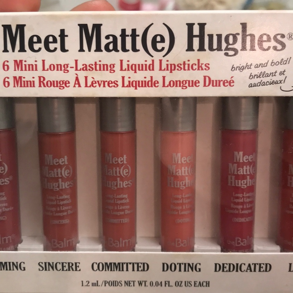 TheBalm mini lipgloss and eyeshadow kits